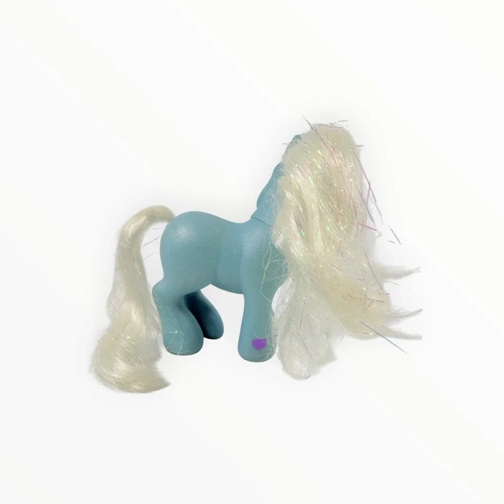 My Little Pony MLP BEE BOP 2002 Pink Harp G3 White Mane and Tail with Tinsel VTG